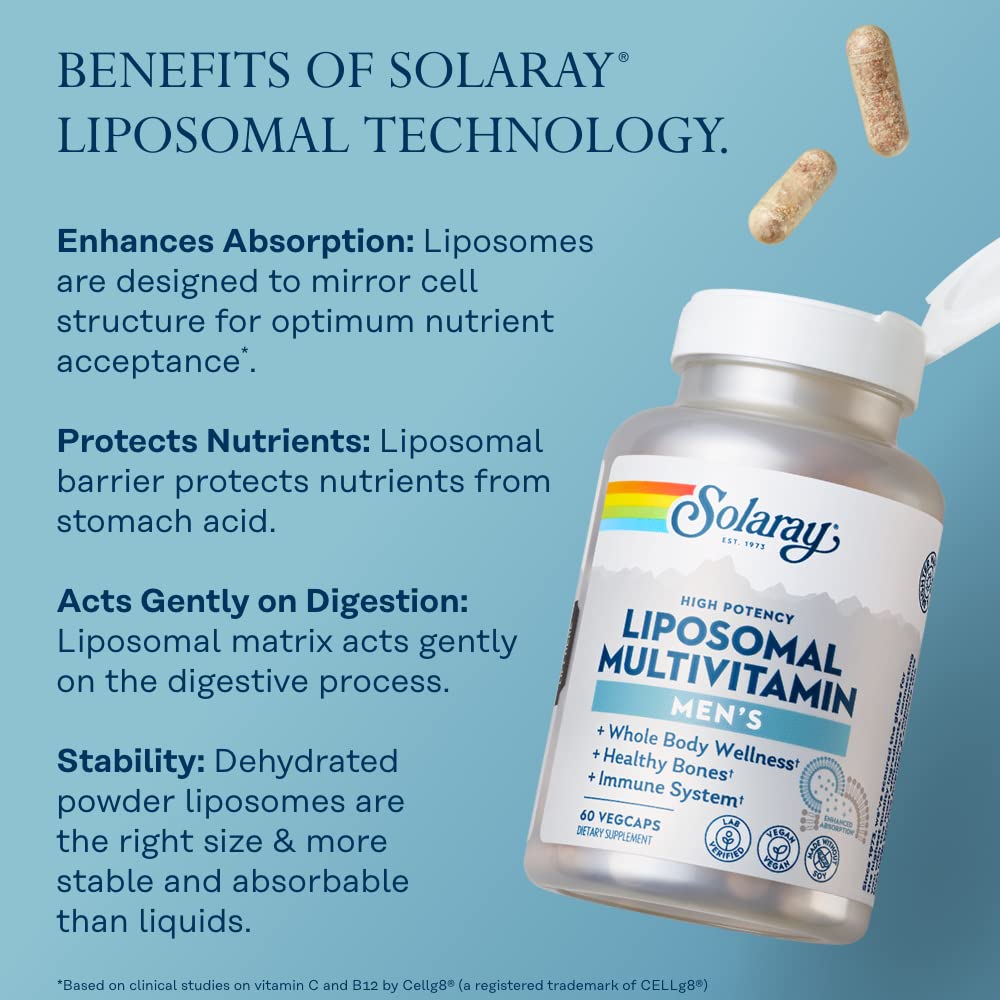 Solaray Liposomal Multivitamin for Women 50 Plus - Enhanced Nutrient Absorption for Holistic Wellness: - The Oasis of Health