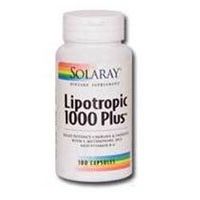 Solaray Lipotropic 1000 Plus - 100 Capsules - The Oasis of Health