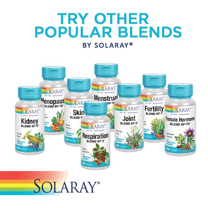 Solaray Memory Blend SP - 30 | Herbal Blend w/Cell Salt Nutrients to Help Support Memory, Concentrate & Focus | Non - GMO, Vegan | 50 Servings | 100 VegCaps - The Oasis of Health