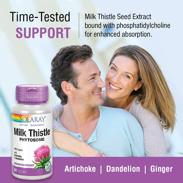 SOLARAY - Milk Thistle Phytosome, 60 Capsules - The Oasis of Health