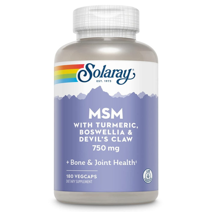 SOLARAY MSM | 180 ct 750 mg - The Oasis of Health