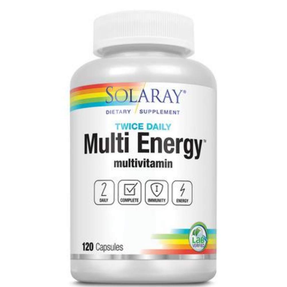SOLARAY Multi Energy Two Daily, Capsule (Btl - Plastic) | 120ct - The Oasis of Health
