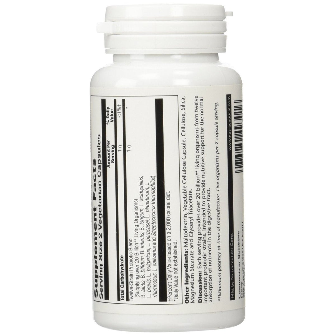 Solaray Multidophilus 12 Supplement, 50 Count - The Oasis of Health