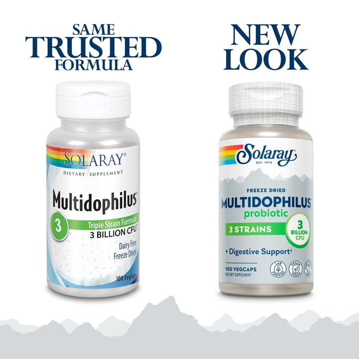 Solaray Multidophilus Supplement 3 Billion, 100 Count - The Oasis of Health