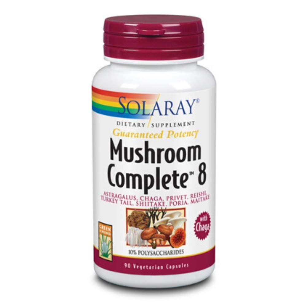SOLARAY Mushroom Complete 8 Supplement | 90 Count - The Oasis of Health