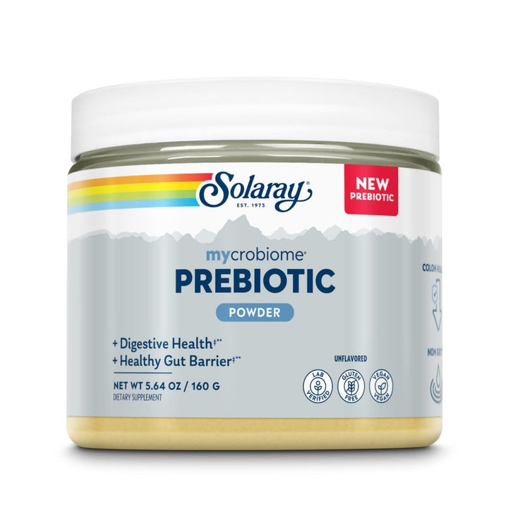 SOLARAY Mycrobiome Prebiotic Powder, Prebiotics for Women and Men, Digestive Nutritional Supplements for Colon and Gut Health, Non - Gritty, Easy - to - Mix, Non - Bloating Formula, 20 Servings, 5.64 OZ - The Oasis of Health