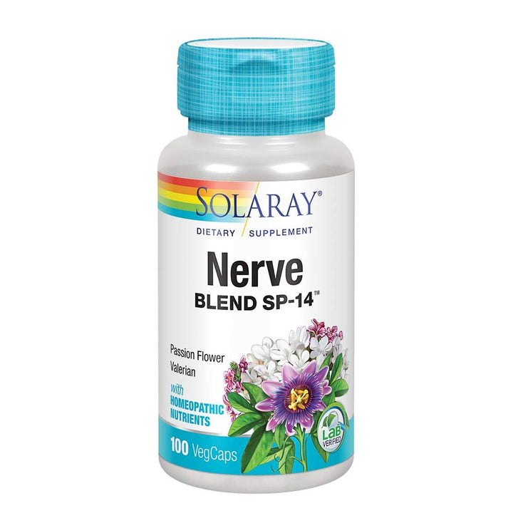 SOLARAY Nerve Blend SP - 14 | | 50 Serv | 100 VegCaps 02140 - The Oasis of Health