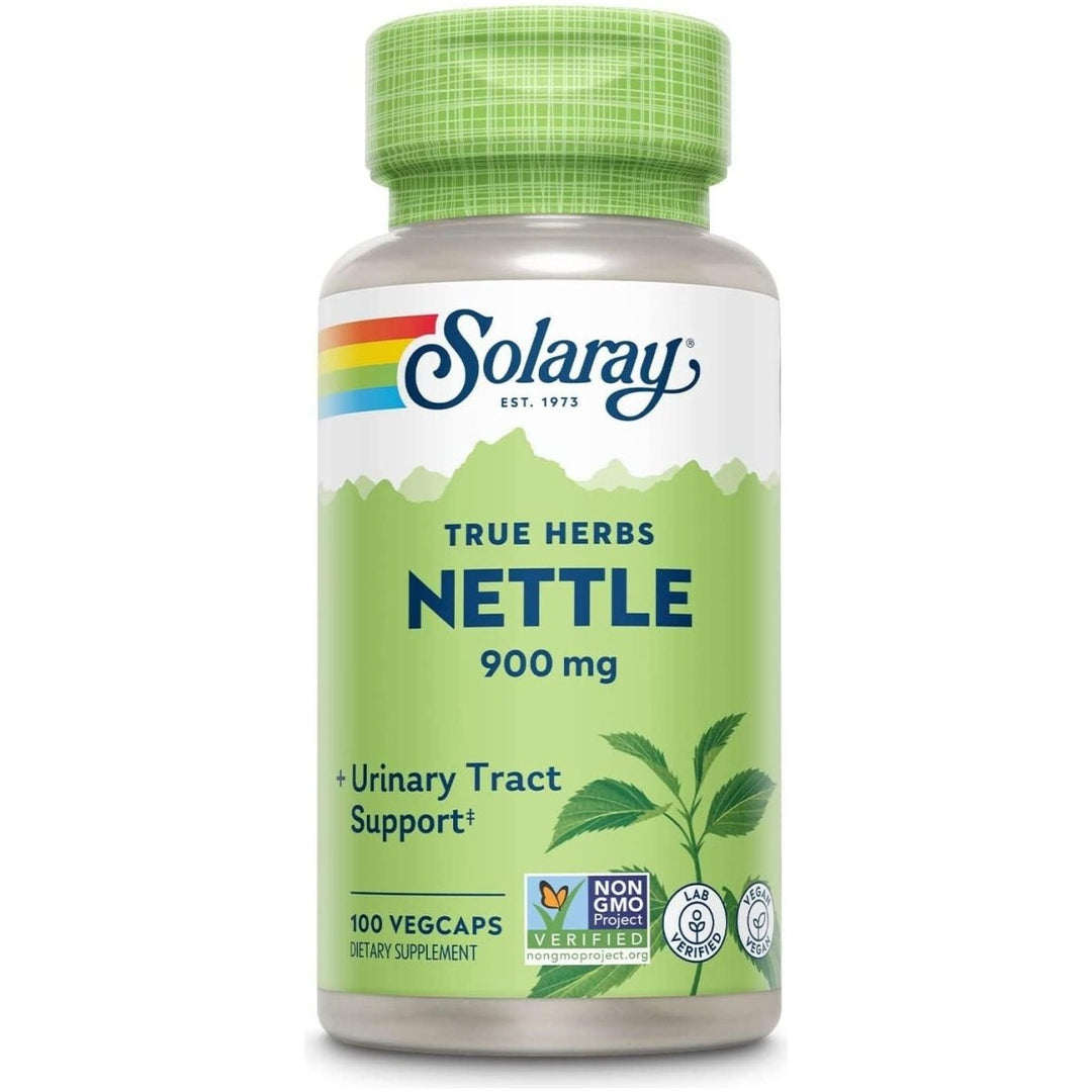 SOLARAY Nettle Leaf 300mg | Healthy Kidney, Urinary & Prostate Support | Traditional Use for Healthy Allergy Response & Respiratory Wellness | 100 Count | Pack of 2 - The Oasis of Health