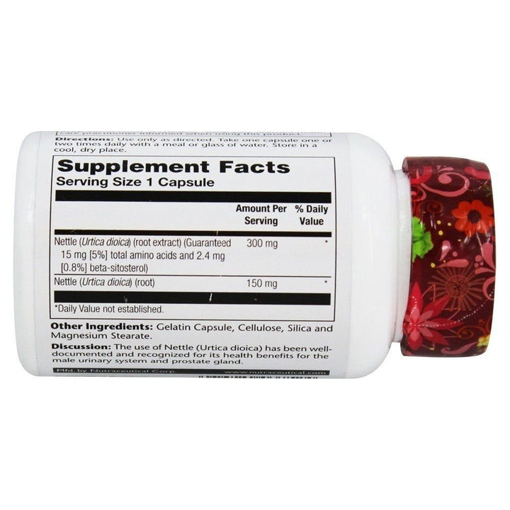 SOLARAY Nettle Root Extract 60 VegCap - The Oasis of Health