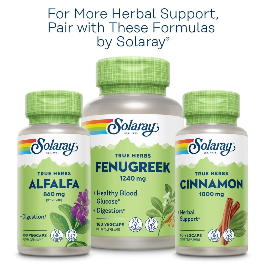 Solaray Nopal Prickly Pear Cactus 500 mg, with Naturally Occurring Dietary Fiber, Antioxidants, Carotenoids and Other Nutrients, Vegan, 60 Day Money Back Guarantee, 100 Servings, 100 VegCaps - The Oasis of Health