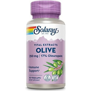 Solaray Olive 250 mg 30 Veg Caps - B00020HZF6 - The Oasis of Health