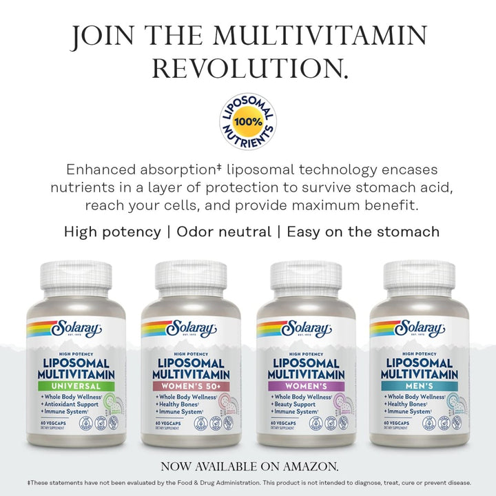 Solaray Once Daily High Energy Multivitamin - Iron Free - 30 VegCaps (30 Servings) - The Oasis of Health