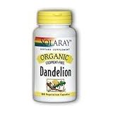Solaray - Organically Grown Dandelion - 100 Vegetarian Capsules - Walmart Only - The Oasis of Health