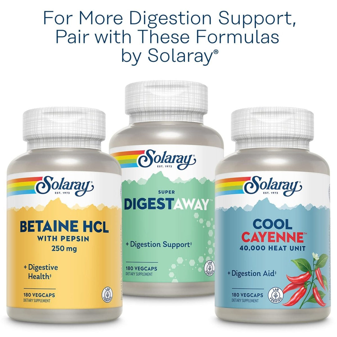 SOLARAY Organically Grown Ginger Root 540mg Healthy Cardiovascular, Digestive, Joint & Menstrual Cycle Support Vegan & Non - GMO 100 VegCaps - The Oasis of Health