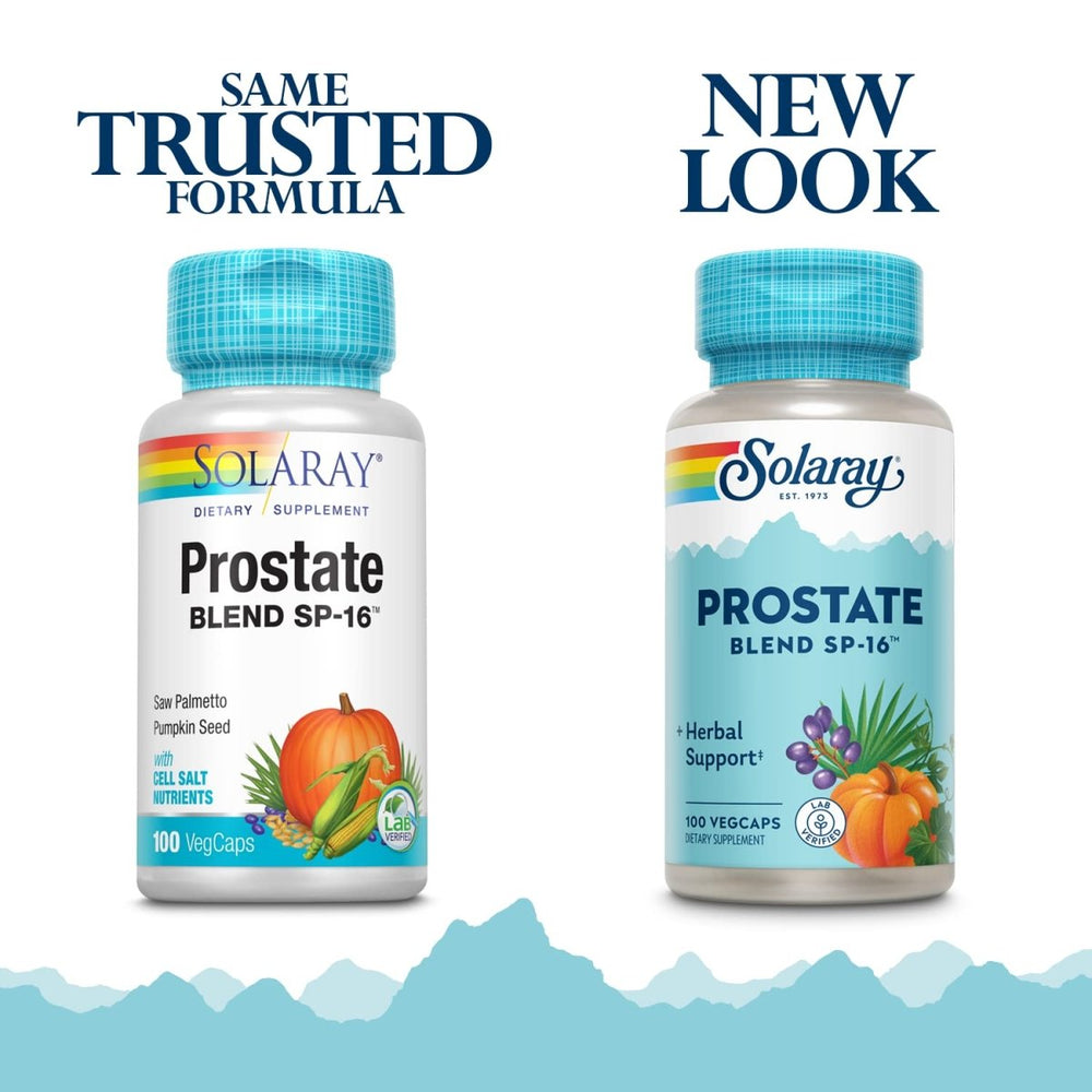SOLARAY Prostate Blend SP - 16 VCapsules | 100 Count - The Oasis of Health