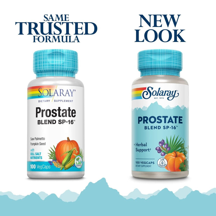 SOLARAY Prostate Blend SP - 16 VCapsules | 100 Count - The Oasis of Health
