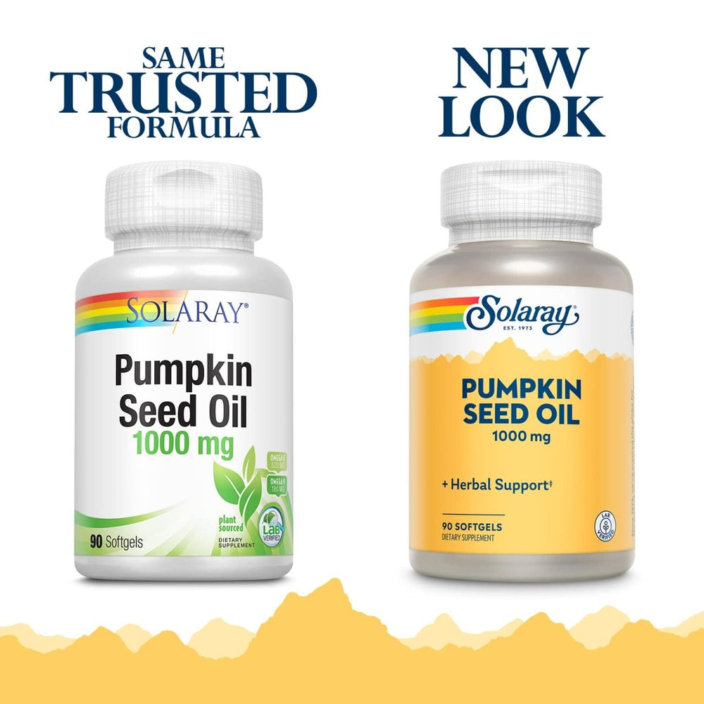 Solaray Pumpkin Seed Oil, 1000 mg | 90 Count - The Oasis of Health
