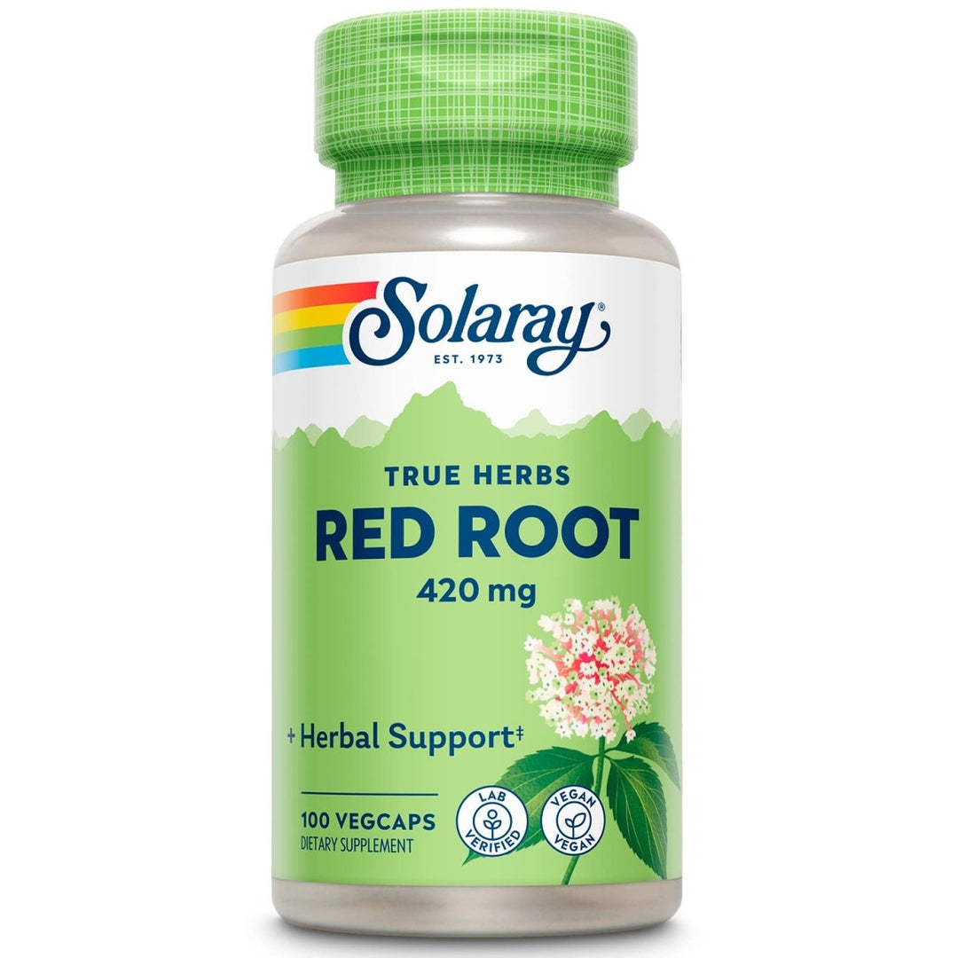 SOLARAY Red Root Capsules, 420 mg | 100 Count - The Oasis of Health