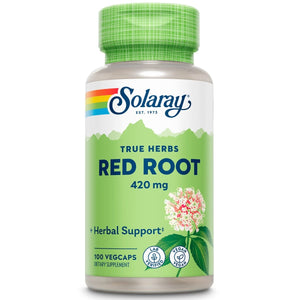 SOLARAY Red Root Capsules, 420 mg | 100 Count - The Oasis of Health