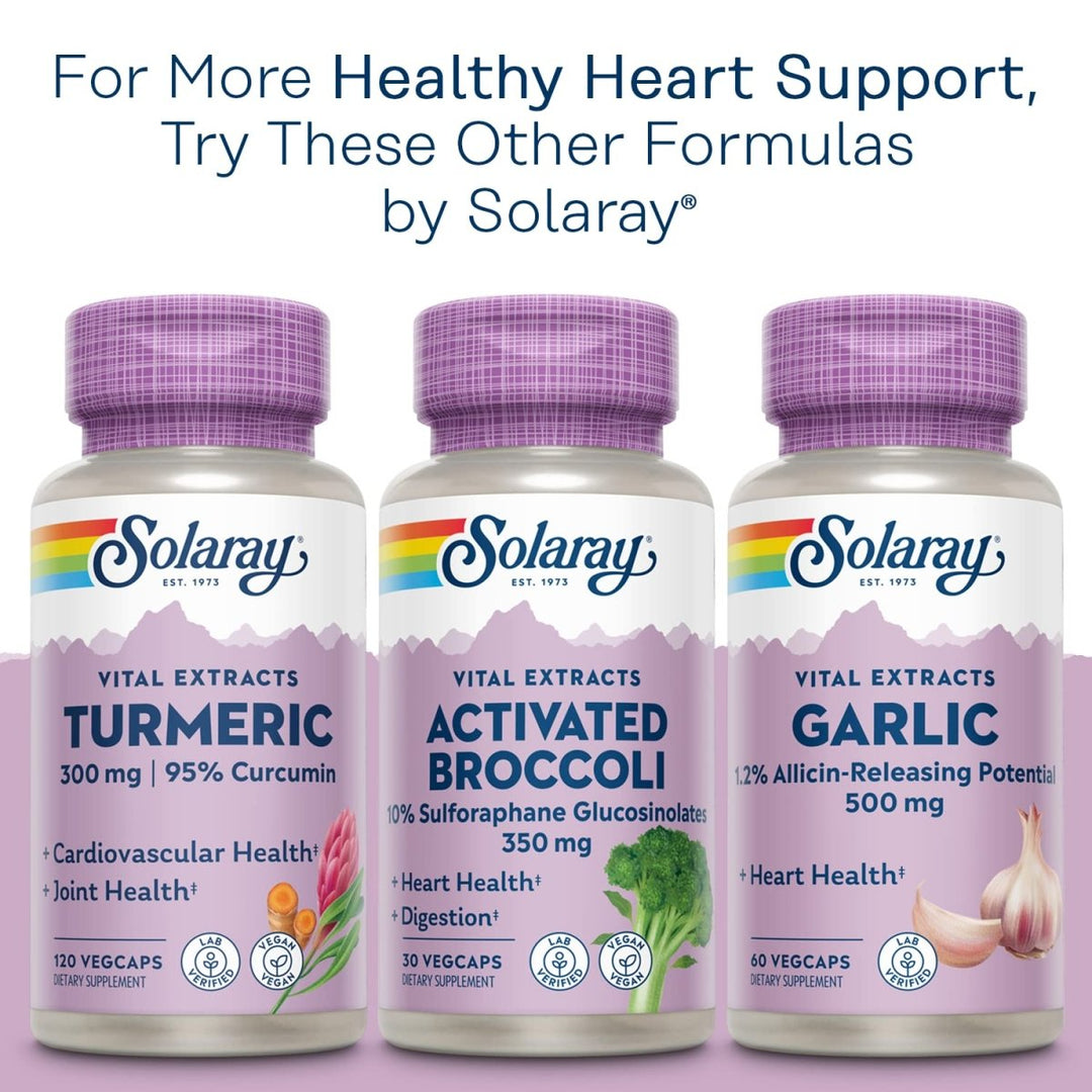 Solaray Red Yeast Rice Plus CoQ - 10 & No - Flush Niacin Vitamin B - 3, Healthy Heart & Cardiovascular Support, Non - Irradiated & Citrinin Free, 60 Day Money Back Guarantee, 90 Servings, 90 VegCaps - The Oasis of Health