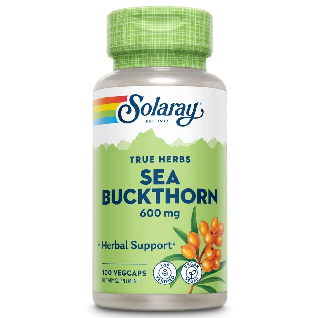 SOLARAY Sea Buckthorn Berry, Veg Cap (Btl - Plastic) 600mg | 100ct 13799 - The Oasis of Health