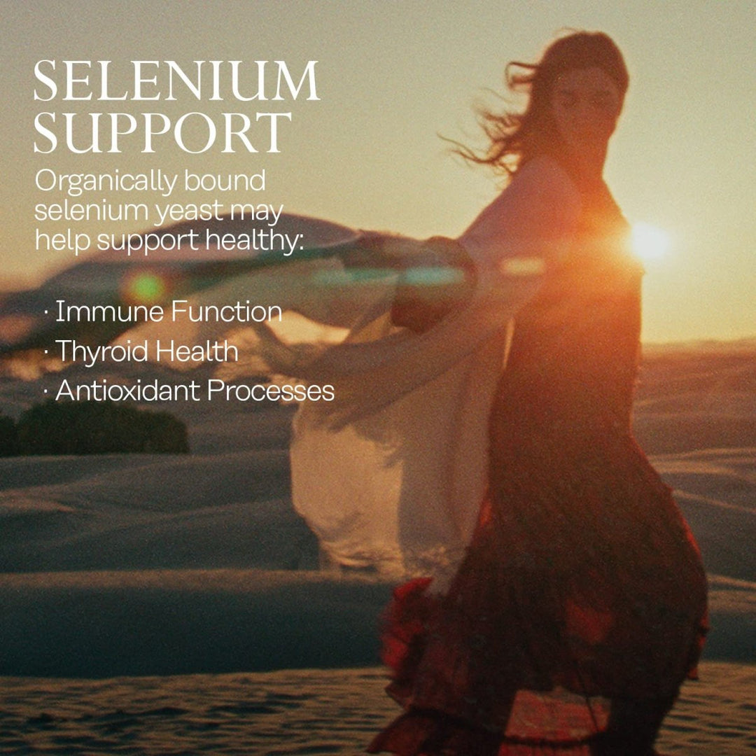 Solaray Selenium, High Potency, Healthy Immune System, Thyroid Function & Antioxidant Support, 100 VegCaps - The Oasis of Health