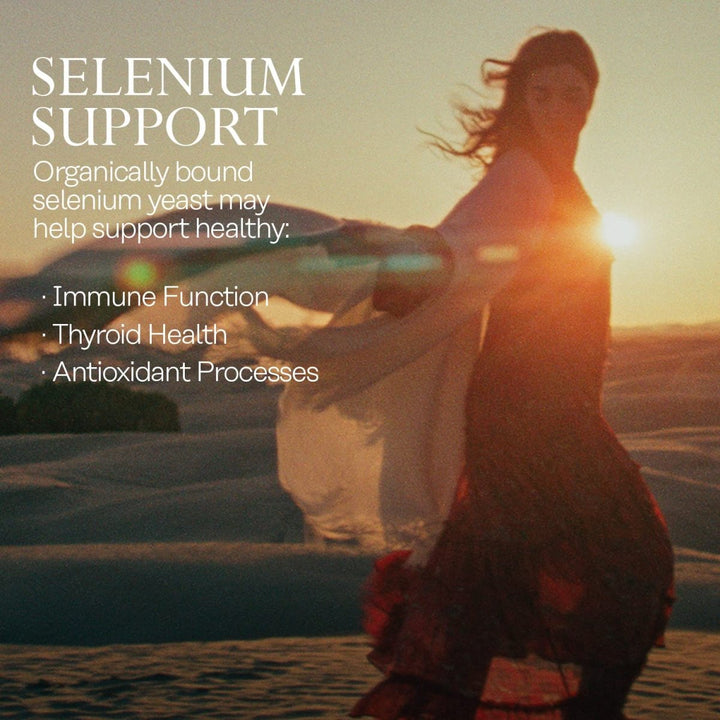 Solaray Selenium, High Potency, Healthy Immune System, Thyroid Function & Antioxidant Support, 100 VegCaps - The Oasis of Health