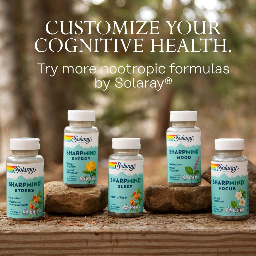 Solaray Sharp Mind Solaray SharpMind Mood Support Supplement, Nootropic for Relaxation ...