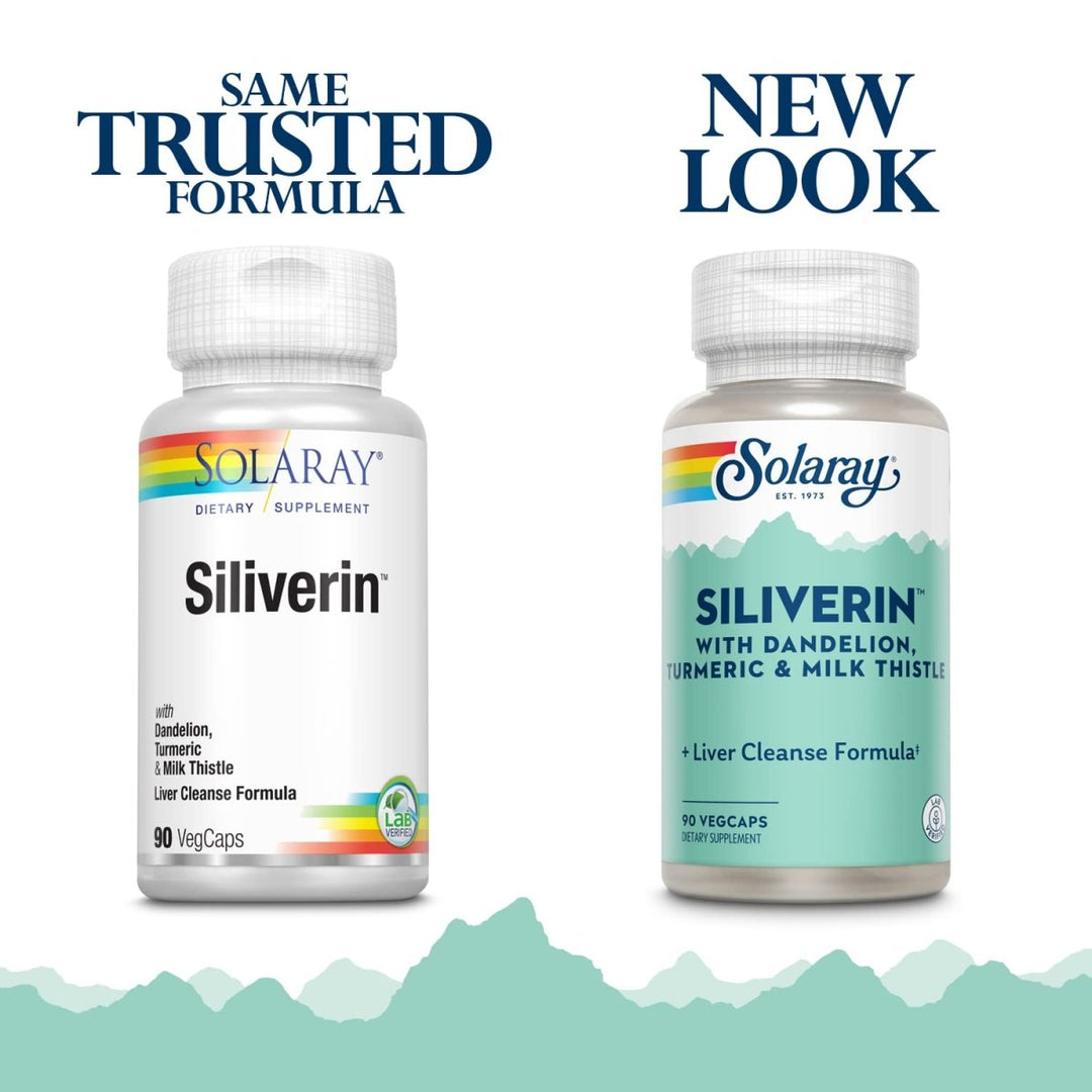 Solaray Siliverin Veg Capsules - 140mg | 90 Count - The Oasis of Health