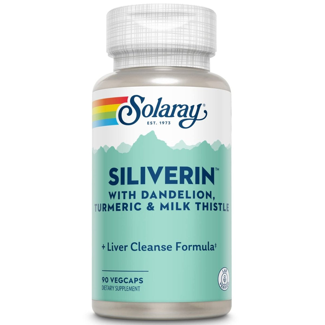 Solaray Siliverin Veg Capsules - 140mg | 90 Count - The Oasis of Health