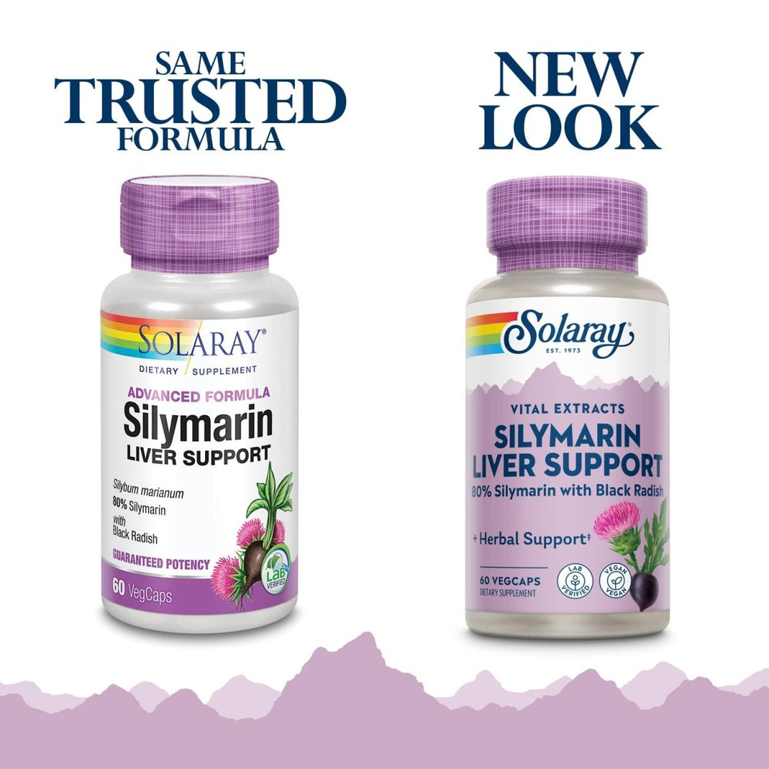 SOLARAY Silymarin Special Formula - Supports Liver Health 550mg 60 Veg Capsules - The Oasis of Health