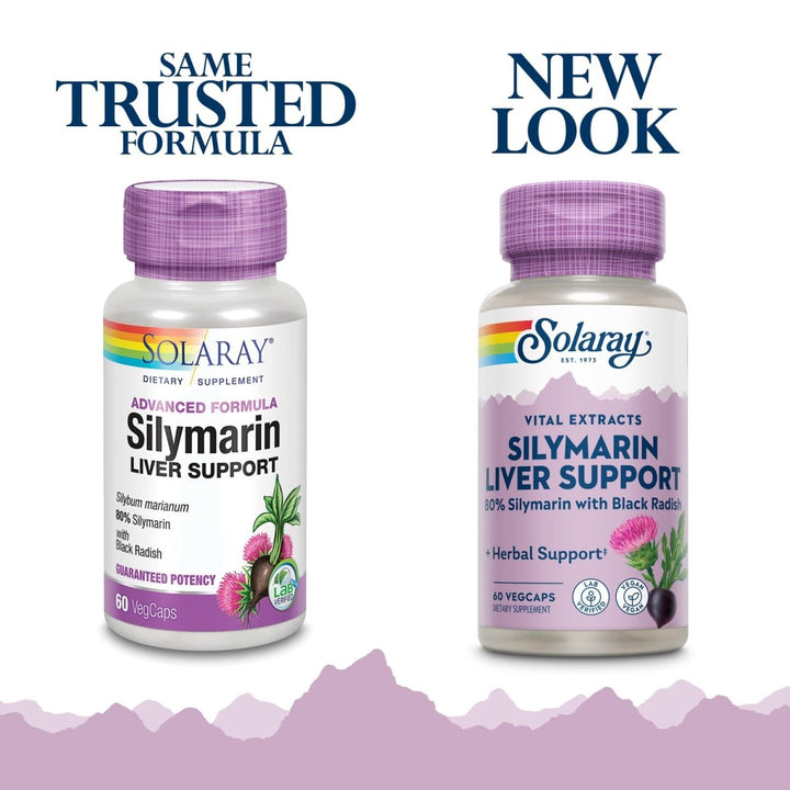 SOLARAY Silymarin Special Formula - Supports Liver Health 550mg 60 Veg Capsules - The Oasis of Health