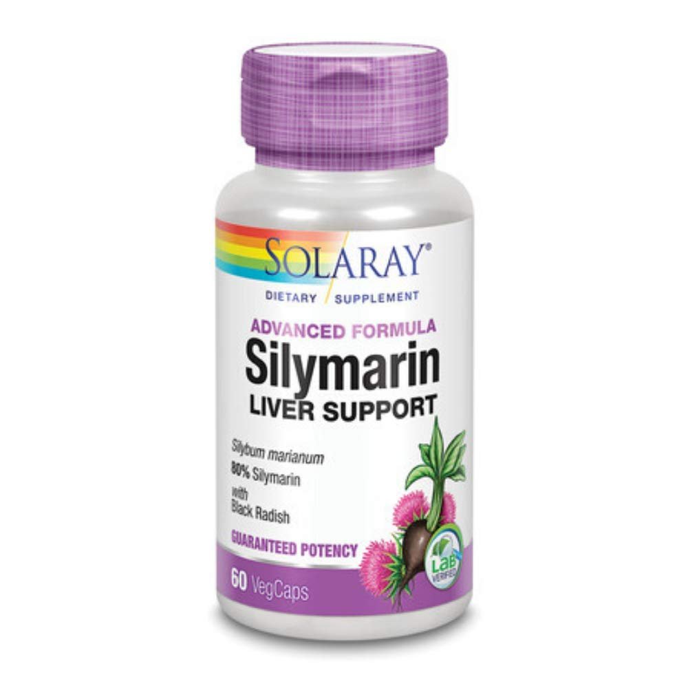 SOLARAY Silymarin Special Formula - Supports Liver Health 550mg 60 Veg Capsules - The Oasis of Health