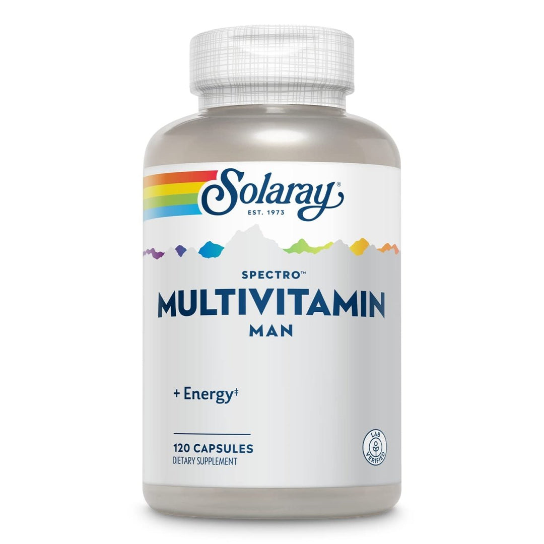 Solaray Spectro Man Multivitamin 120 Capsules - The Oasis of Health