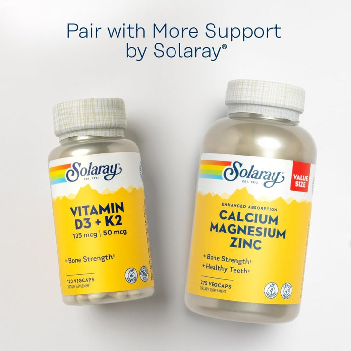 SOLARAY Spectro Multivitamin with Iron | Cal/Mag, Energizing Greens & Herbs with Digestive Enzymes | 100 Caps | 17 Serv. - The Oasis of Health