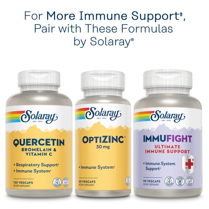 SOLARAY Super Bio C Buffered Vitamin C w/Bioflavonoids, Timed - Release Formula for All - Day Immune Support, Gentle Digestion, 1000mg, 360 Ct. - The Oasis of Health