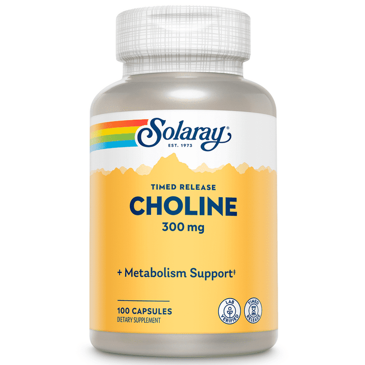 Solaray - Timed - Release Choline 300 mg. - 100 Capsules - 04357 - The Oasis of Health