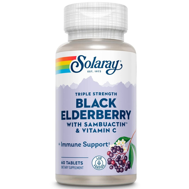 SOLARAY Triple Strength Sambuactin 1200 mg Tablets | 60 Count - The Oasis of Health