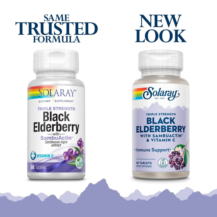 SOLARAY Triple Strength Sambuactin 1200 mg Tablets | 60 Count - The Oasis of Health