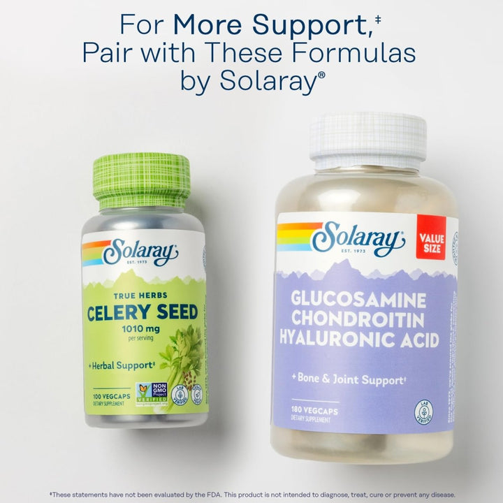 SOLARAY Triple Strength Tart Cherry Extract - Tart Cherry Capsules with Antioxidants and Anthocyanins for Uric Acid Levels Support - Vegan, 60 - Day Guarantee - 45 Servings, 90 VegCaps - The Oasis of Health