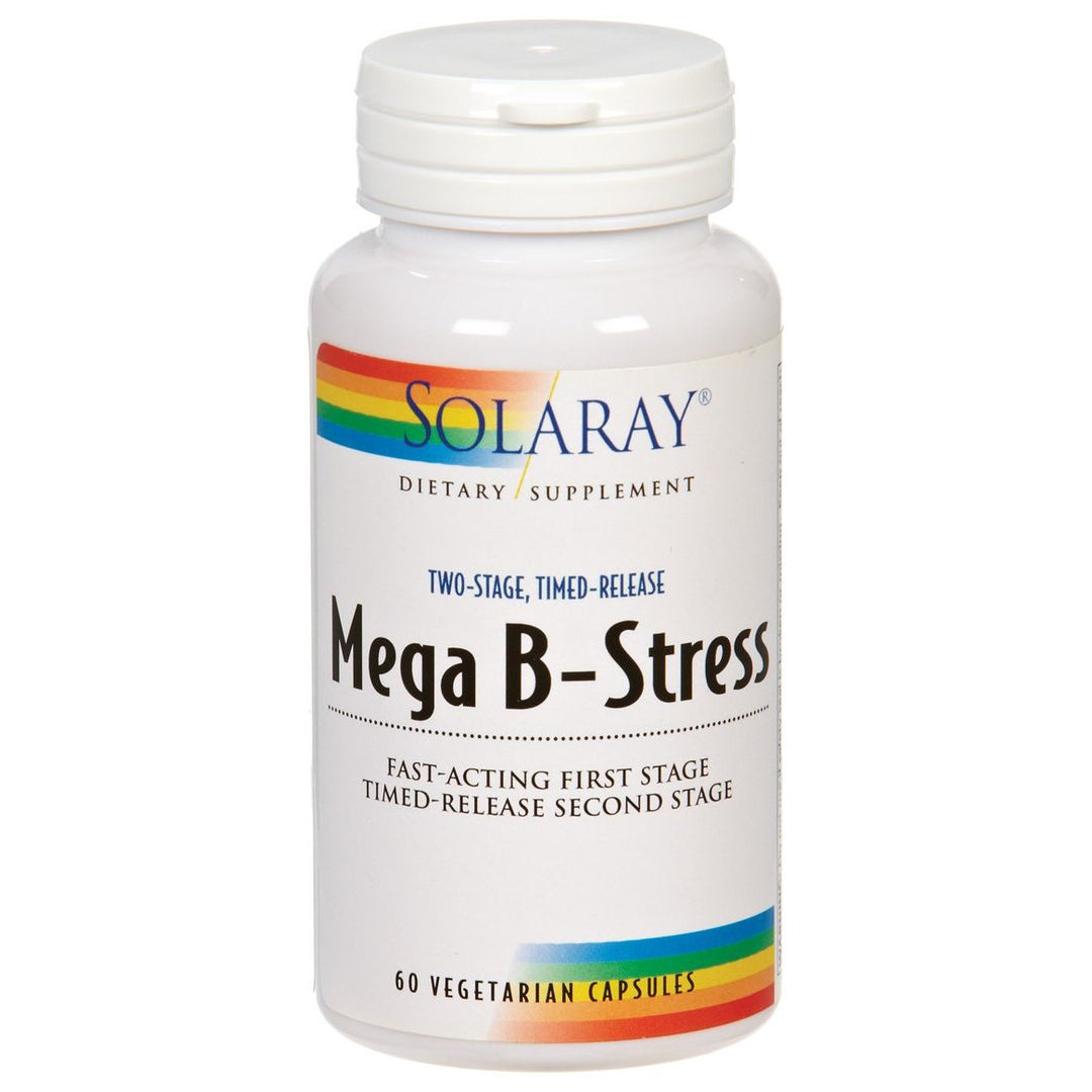 Solaray - Two - Stage Mega B - Stress, 60 capsules - The Oasis of Health