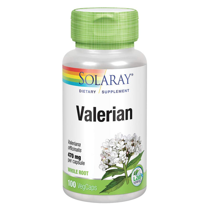 SOLARAY Valerian 470mg | Relaxation Support (100 CT) - The Oasis of Health