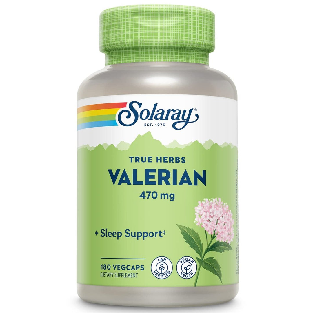 SOLARAY Valerian 470mg | Relaxation Support (180 CT) - The Oasis of Health