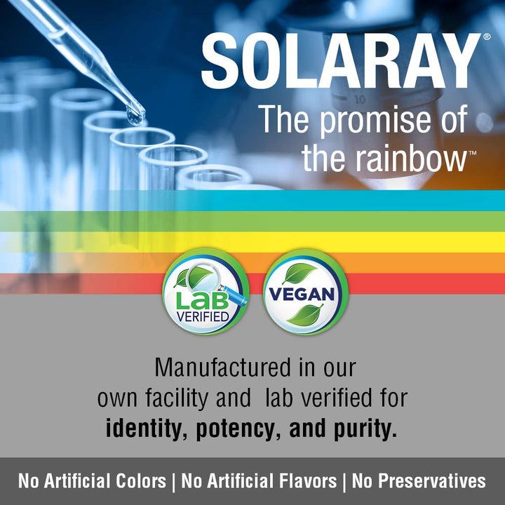 Solaray Vitamin B - Complex 250mg Natural Orange Flavor | Healthy Hair, Skin, Immune Function & Metabolism Support | Lab Verified | 50 Chewables - The Oasis of Health