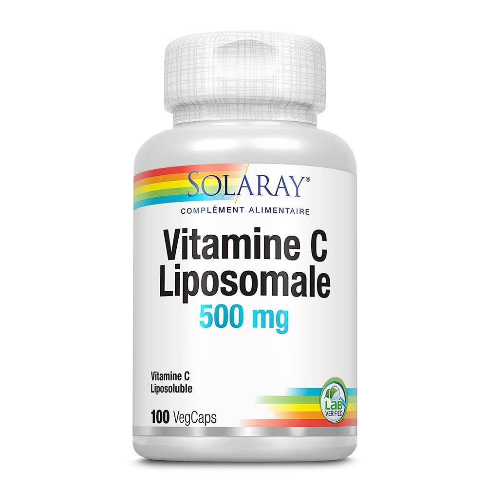 Solaray - Vitamin C 500 mg. - 100 Capsules - The Oasis of Health