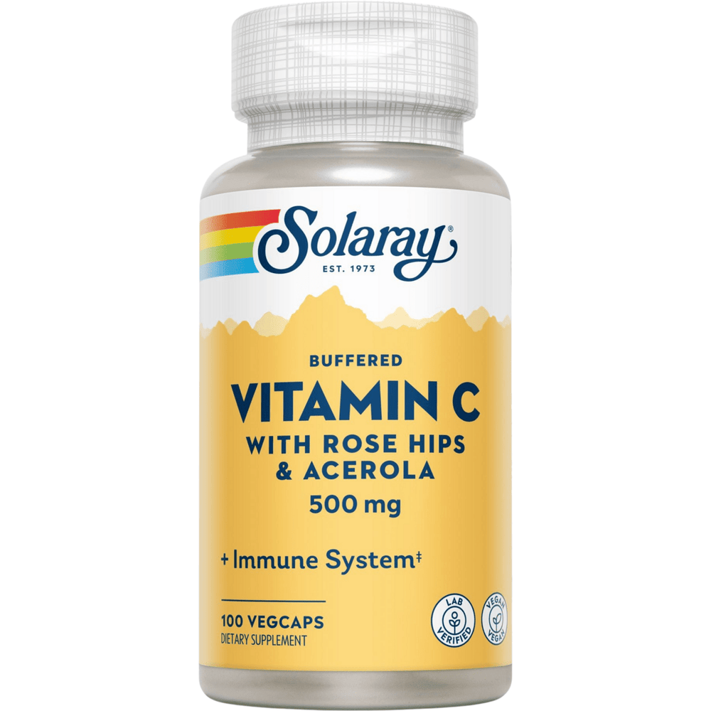 Solaray - Vitamin C 500 mg. - 100 Capsules - The Oasis of Health
