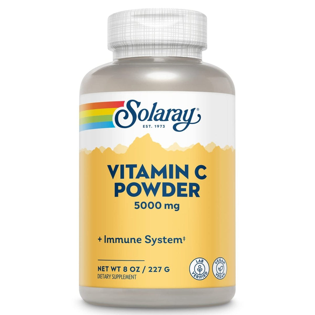 SOLARAY Vitamin C Crystalline Powder, 8 OZ - The Oasis of Health