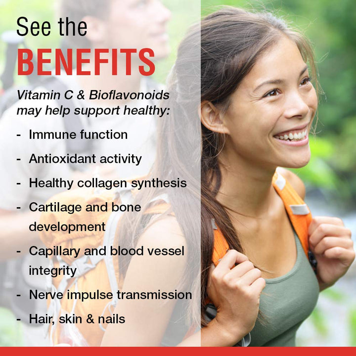 SOLARAY Vitamin C w/Bioflavonoid Complex 500mg Buffered for Easy Digestion Healthy Immune System, Collagen Synthesis & Antioxidant Support 250 VegCaps - The Oasis of Health