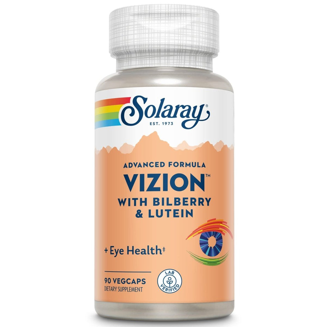 SOLARAY Vizion, Veg Cap (Btl - Plastic) 42mg | 90ct - The Oasis of Health