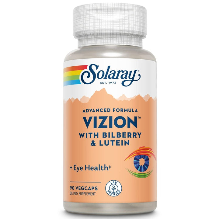 SOLARAY Vizion, Veg Cap (Btl - Plastic) 42mg | 90ct - The Oasis of Health